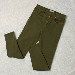 LOFT High Waist Skinny Ankle Jeans